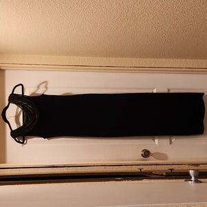 Vintage low back Gold and black dress